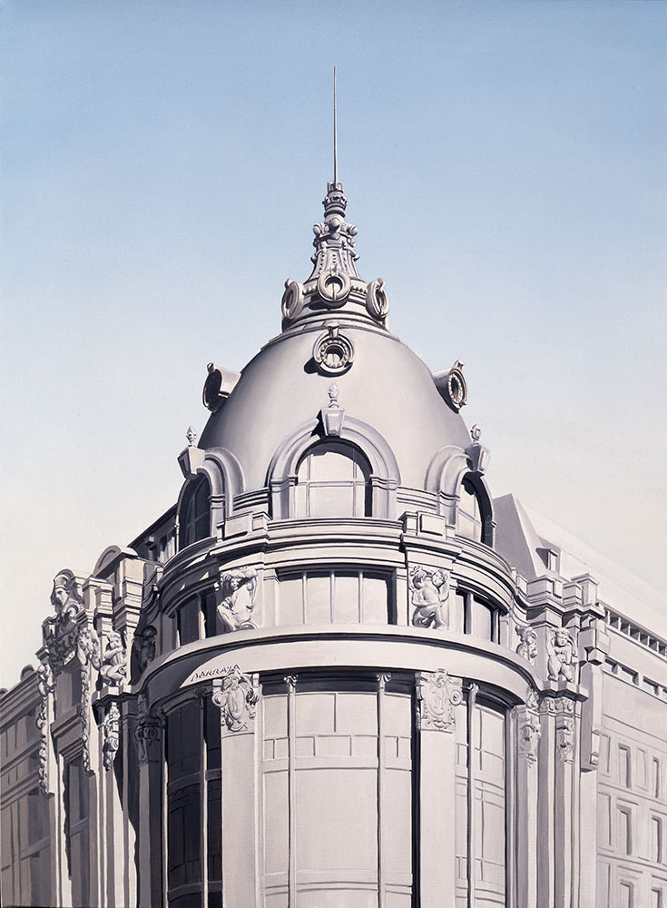 En plâtre.